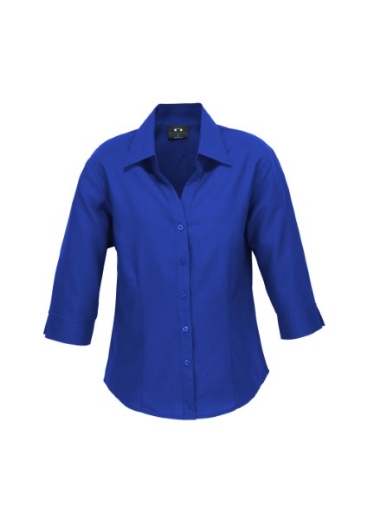Picture of Biz Collection Ladies Oasis Shirt 3/4 Sleeve 100% breathable comfortcool polyester